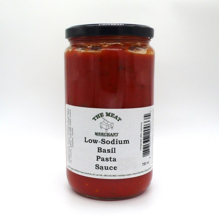 Low salt pasta sauce recipe