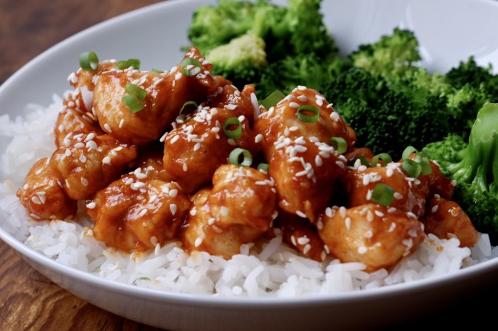 Recipe for sesame chicken sauce