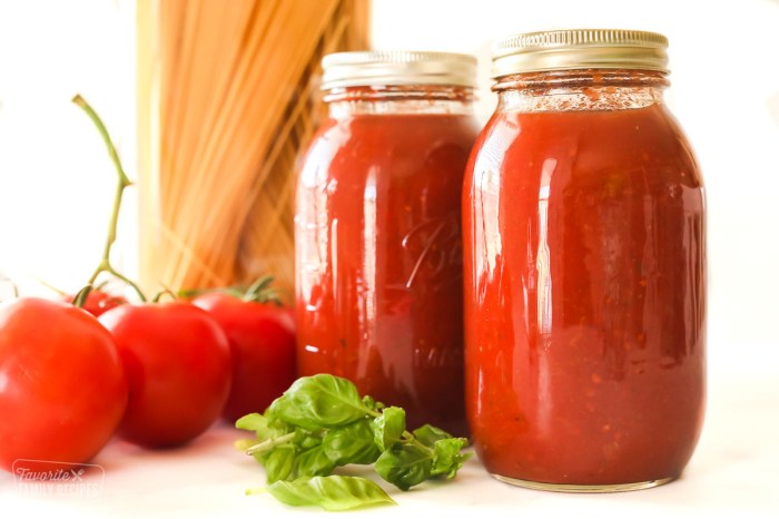 Spaghetti canned canning jars tomato paste favfamilyrecipes