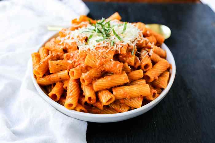 Pasta with red sauce recipes