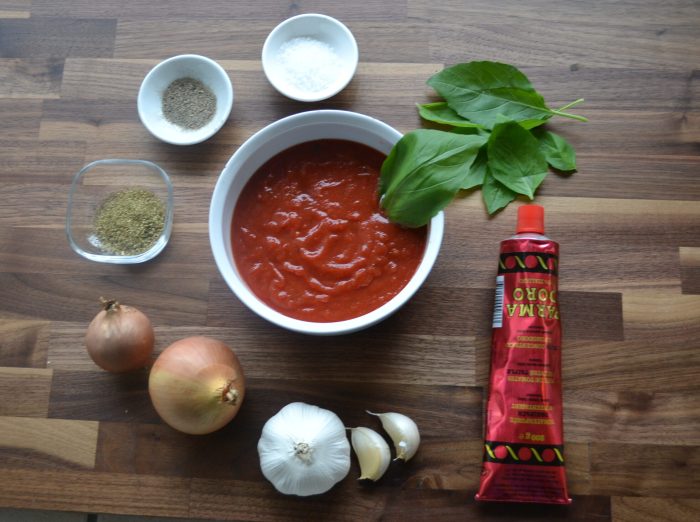 Pizza sauce from tomato paste recipe