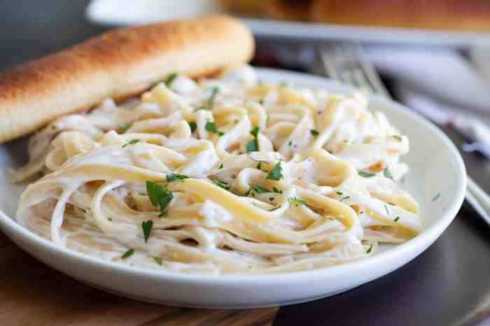 Lite alfredo sauce recipe