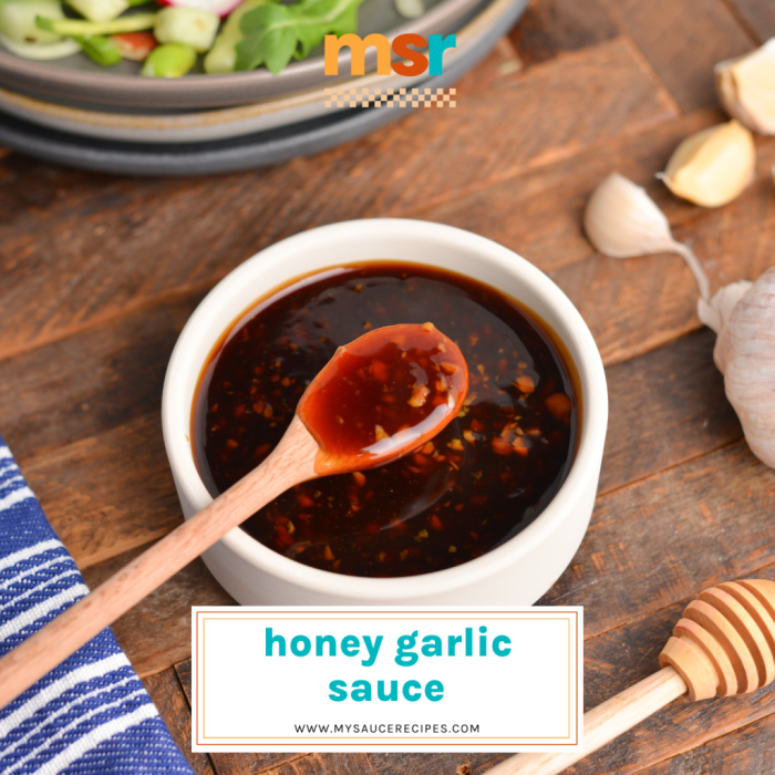 Recipe for honey garlic sauce