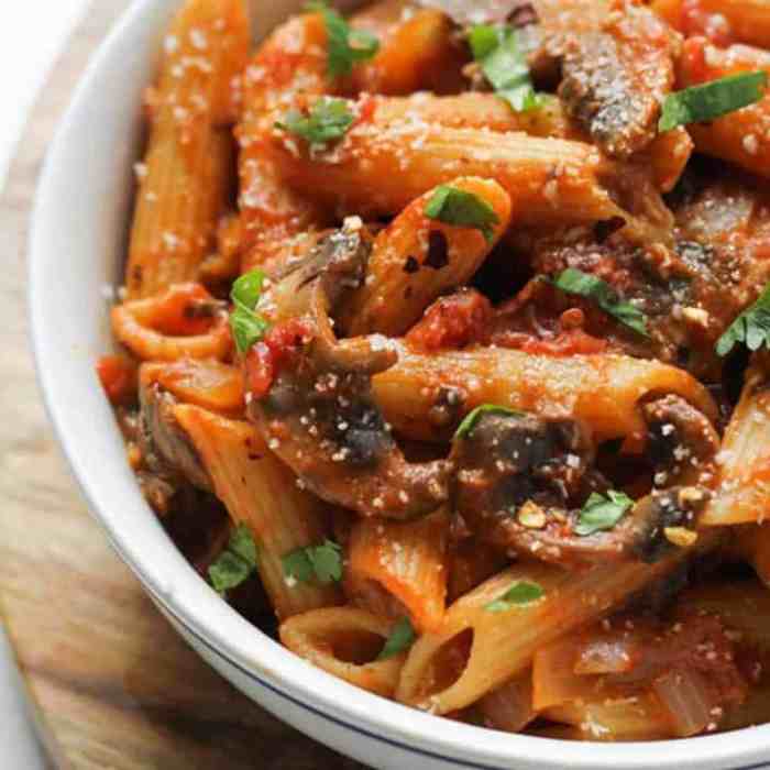 Mushroom pasta sauce recipes